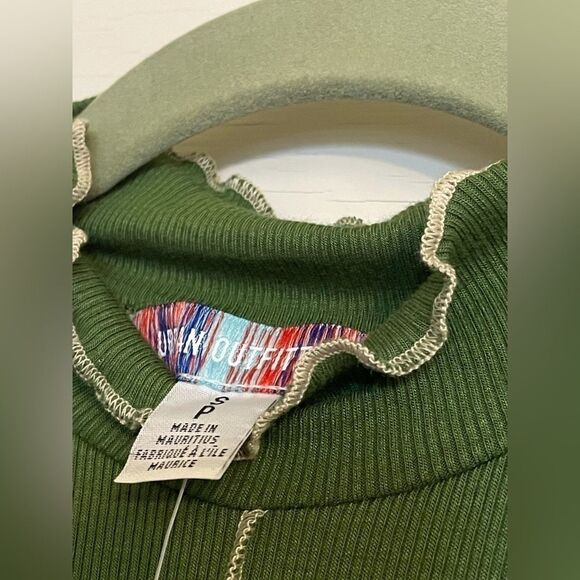 Urban Outfitters Women’s Size Small Deja Seamed Mini Dress • Raw Edge Sleeveless - Picture 8 of 15